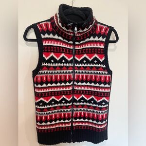 Like new Ralph Lauren Active fair isle lambswool blend zip vest